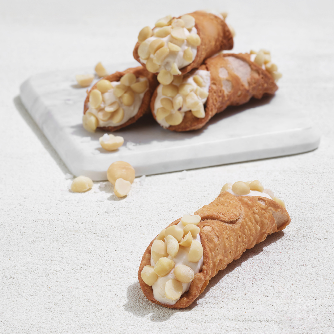 Sea Salt Macadamia Cannoli